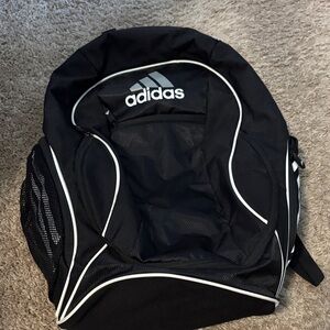 Adidas Black and White Men's Backpack
